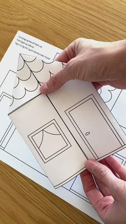 House Paper Craft-  The printablecraft